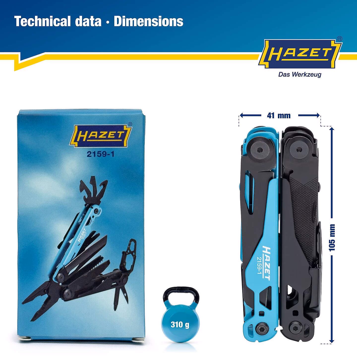 HAZET 2159-1 Multitool 13 v 1