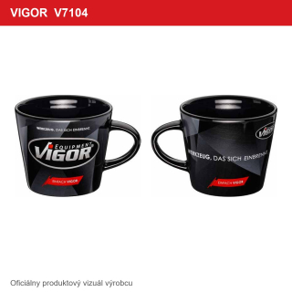 Hrnček VIGOR V7104, čierny