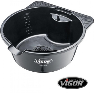 Vanička VIGOR V6300-8 na prevádzkové kvapaliny s ryskami 8l