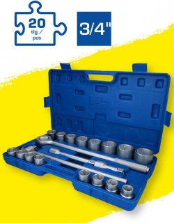 Brilliant Tools Gola sada 20 dielna 3/4" BT025020