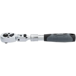 Vigor Teleskopická kĺbová prepínacia račňa 1/4" V6614N - 90 zubová