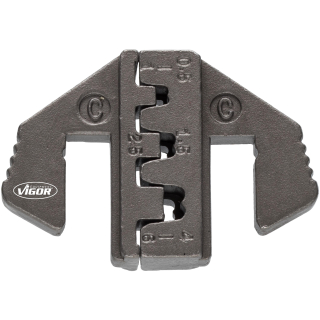 Vigor Krimpovacia vložka C: pre otvorené neizolované káblové oká 0,5 – 6,0 mm2 (šírka až 6,3 mm) V2499-C