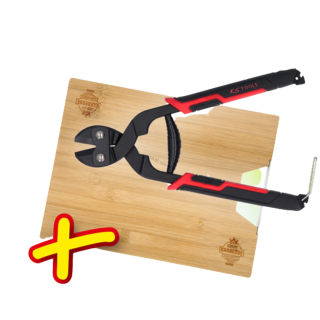 KS Tools Samouvoľňovacie, mini strihacie kliešte na svorníky, 8" 119.0005 + Zadarmo BBQ krajacia drevená doska