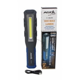 ASTA A-GAL99 – Lampa pracovná nabíjacia LED COB 800 lm powerbanka