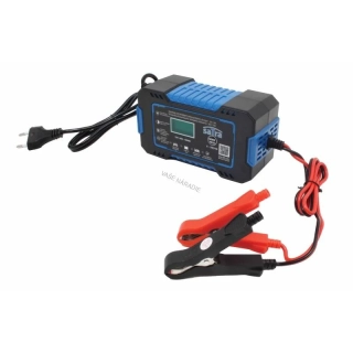 SATRA S-90310 – Automatická inteligentná nabíjačka autobatérií 12 V / 6 A s LCD displejom
