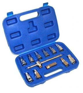 ASTA S-120DP – Sada hlavíc na olejové vypúšťacie zátky 3/8" (12 ks)