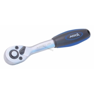 ASTA A-KH2072 Vyhnutá račňa 1/4″, 72 zubov, 145 mm