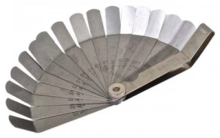 SATRA S-S16PG Zahnuté metrické škáromery, 16 listov