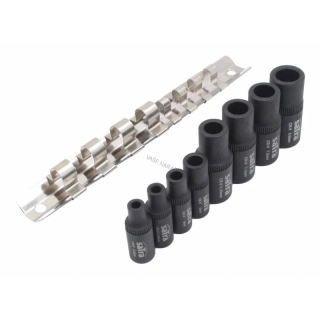 SATRA S-90348 8-dielna sada magnetických hlavíc na závitníky 1/4″ a 3/8″