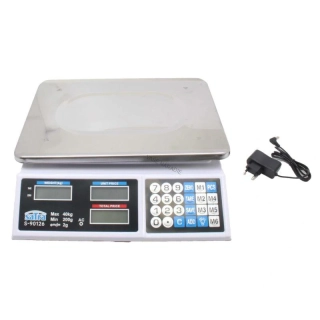 SATRA S-90126 elektronická obchodná váha do 40 kg