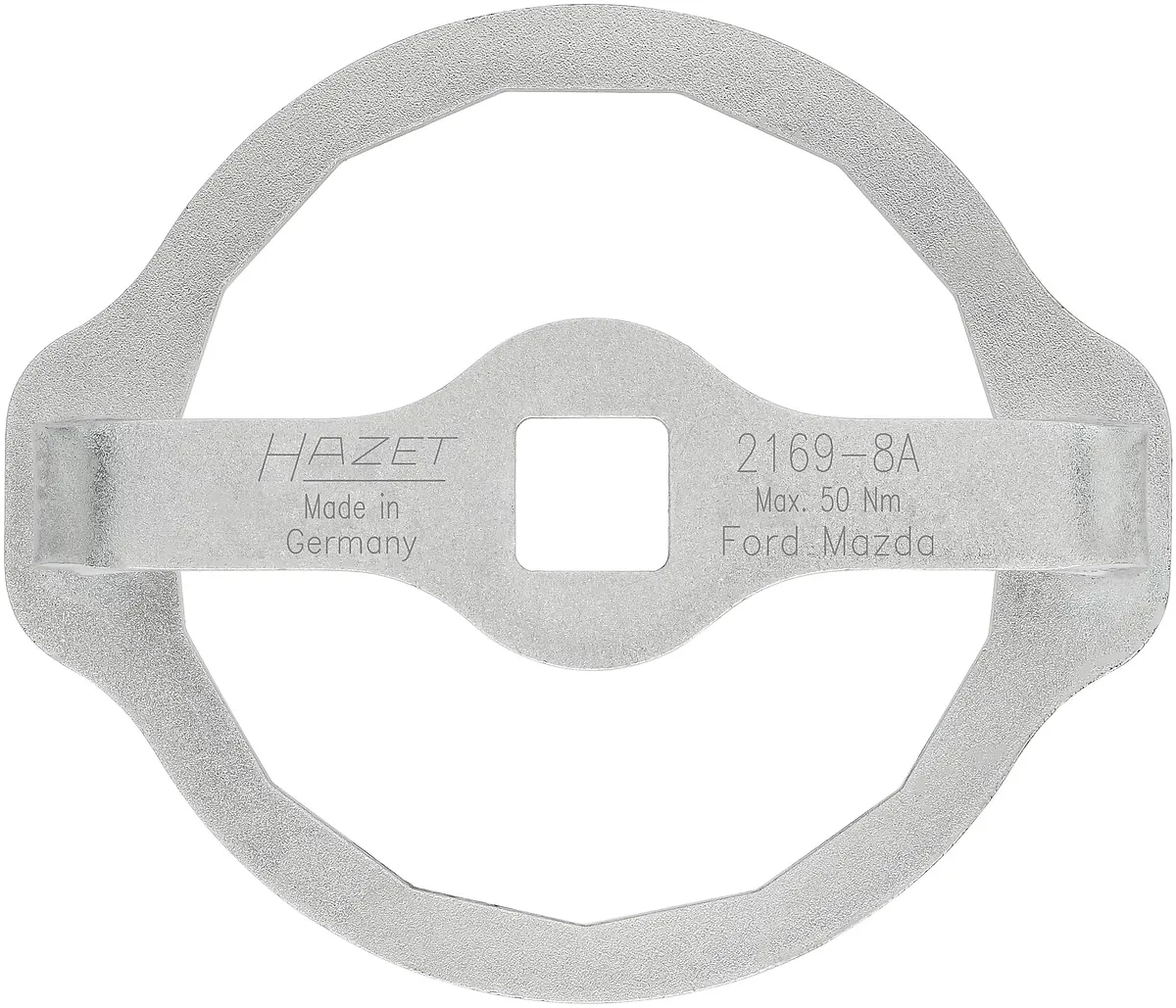 1⁄2″ Kľúč na olejové filtre · vonkajší profil 15-hran · 74 mm HAZET 2169-8A