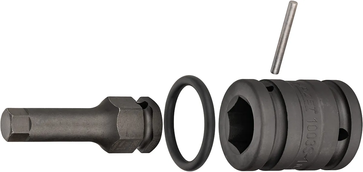 1⁄2″ Nástrčná hlavica pre rázový a strojový uťahovák · s vnútorným šesťhranom · 19 mm HAZET 985S-19LG