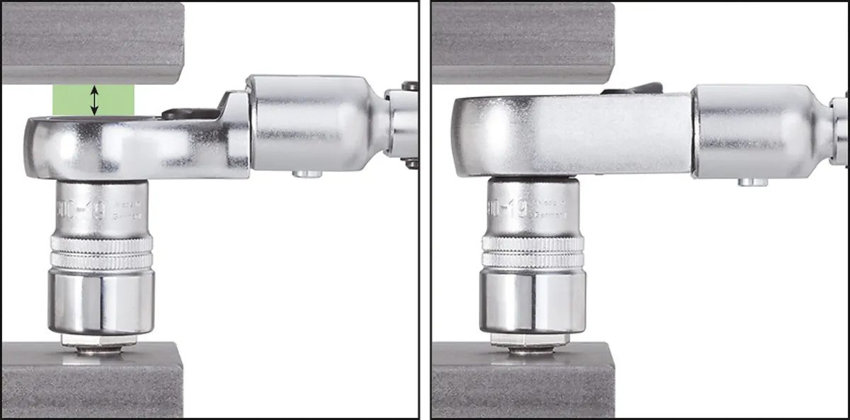 1⁄2″ Nástrčná prepínacia račňa HAZET 6604-1