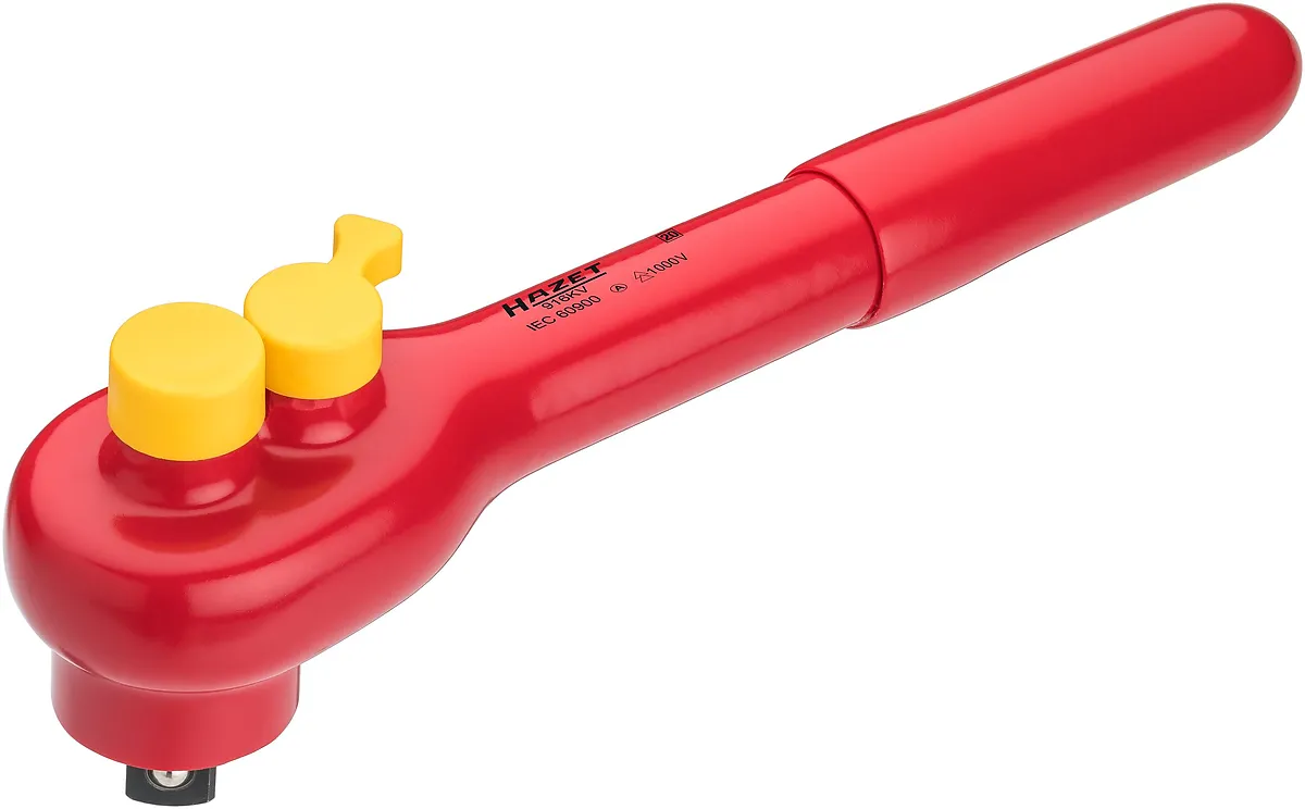 1⁄2″ Prepínacia račňa · s ochrannou izoláciou HAZET 916KV