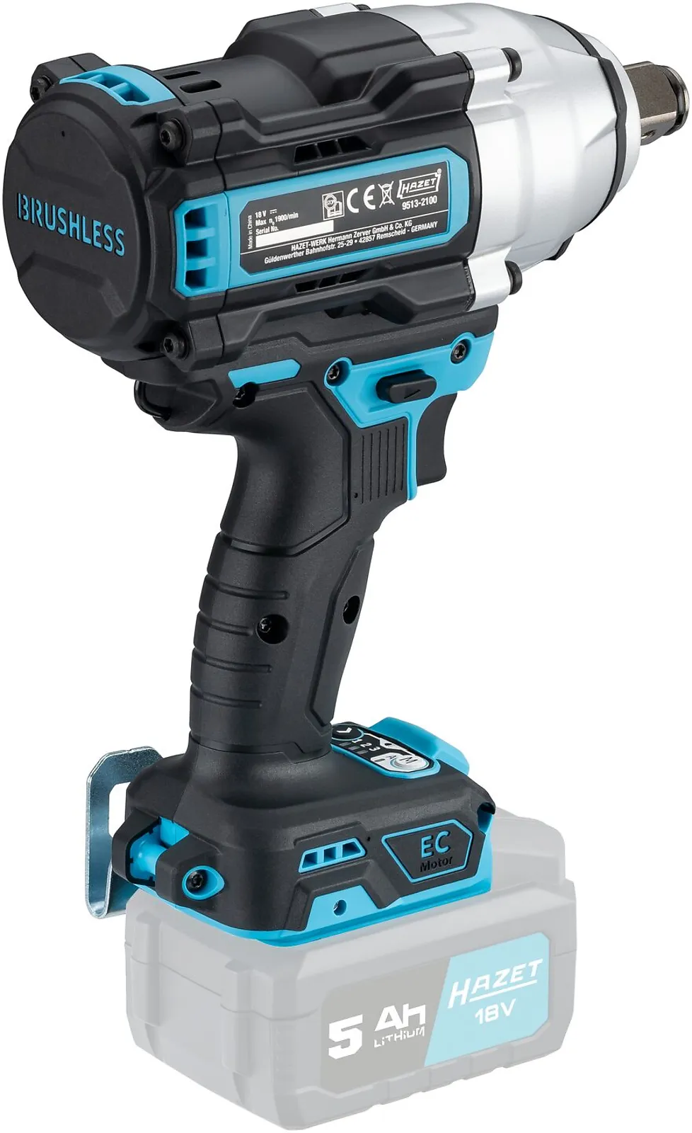 3⁄4″ Aku rázový uťahovák · 2100 Nm HAZET 9513-2100