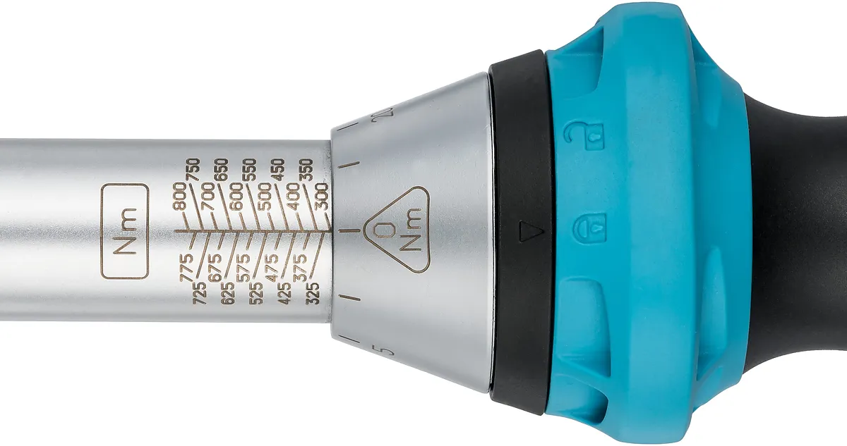 3⁄4″ Momentový kľúč s kalibračným listom DAkkS · 300 – 800 Nm · ±3 % HAZET 5145-3CTCAL