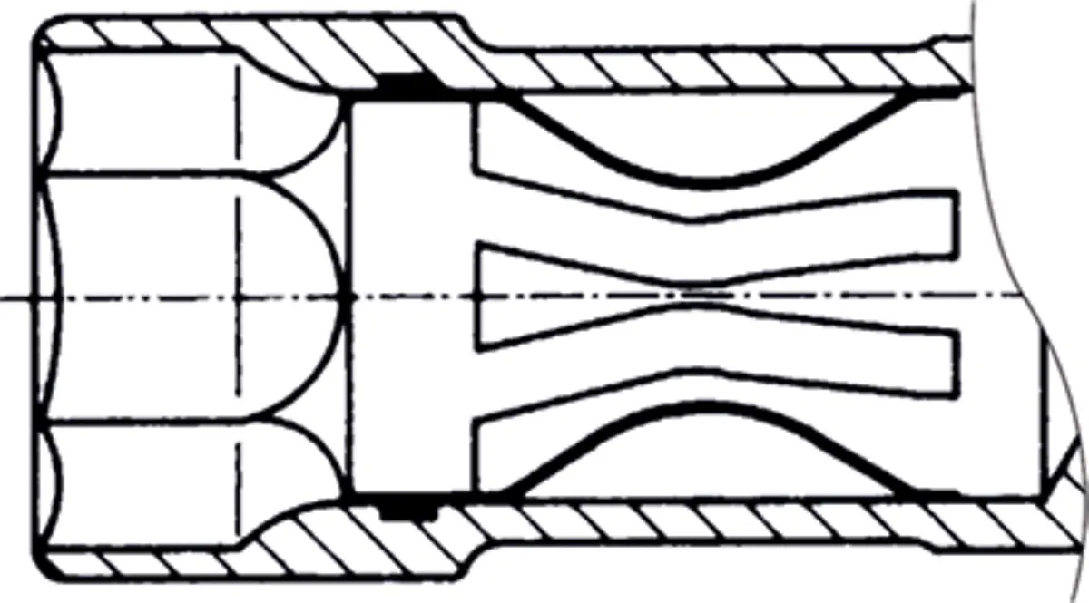 3⁄8″ Kľúč na zapaľovacie sviečky · vonkajší profil šesťhran · 16 mm · 5/8″ HAZET 4766-1