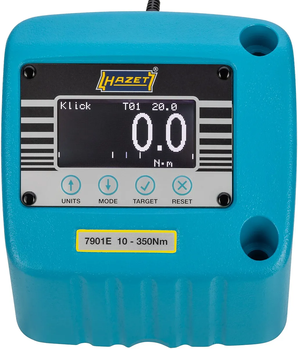 Elektronický tester uťahovacieho momentu · elektronická · 10 – 350 Nm HAZET 7901E