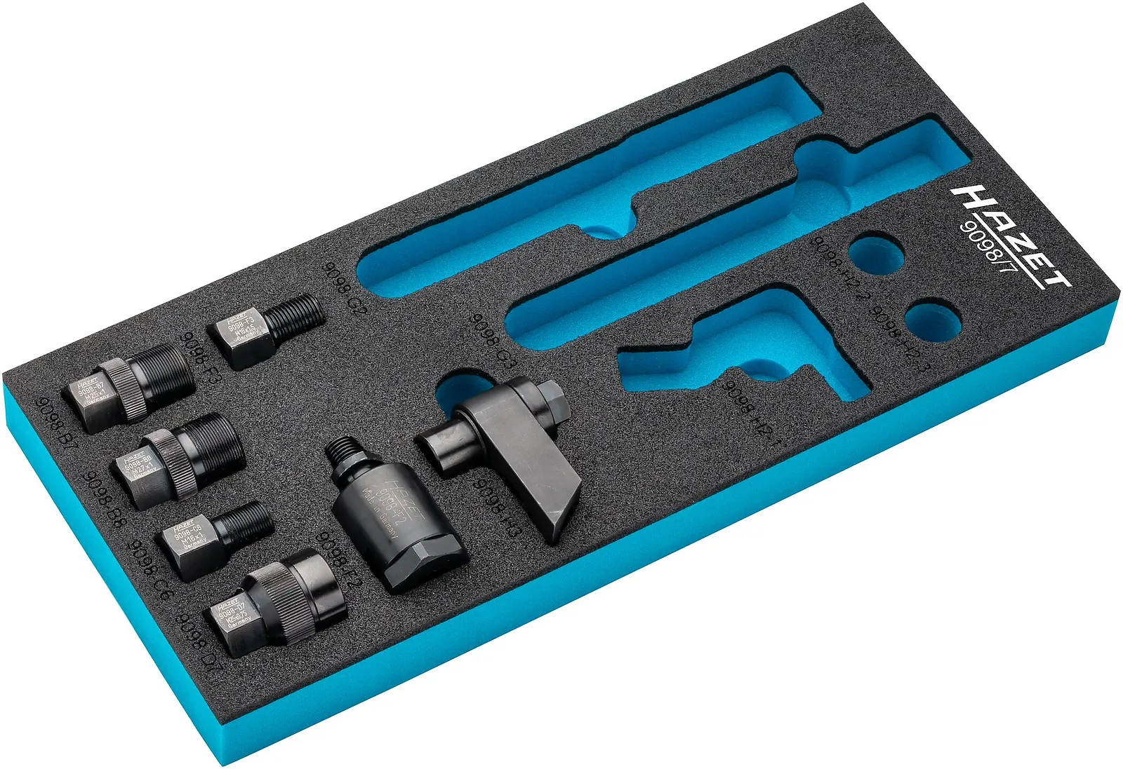 Súprava adaptérov vstrekovačov, 7-dielna HAZET 9098/7
