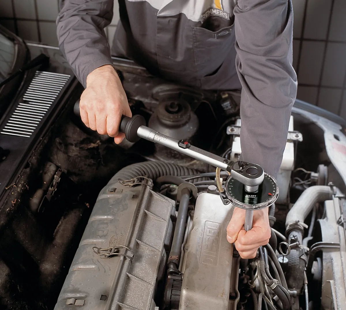 Mechanický uhlomer na uťahovací uhol HAZET 6690