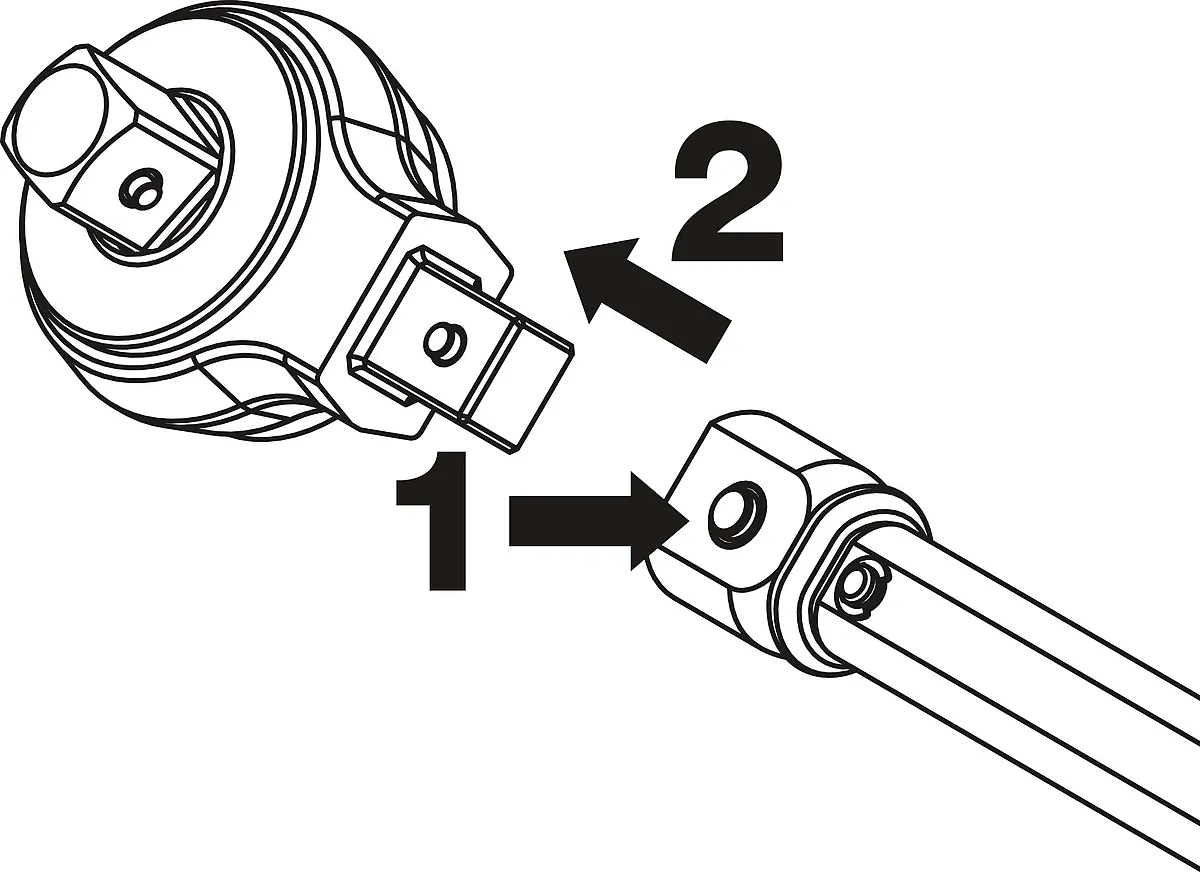 Nástrčný očkový maticový kľúč · otvorený HAZET 6612C-17