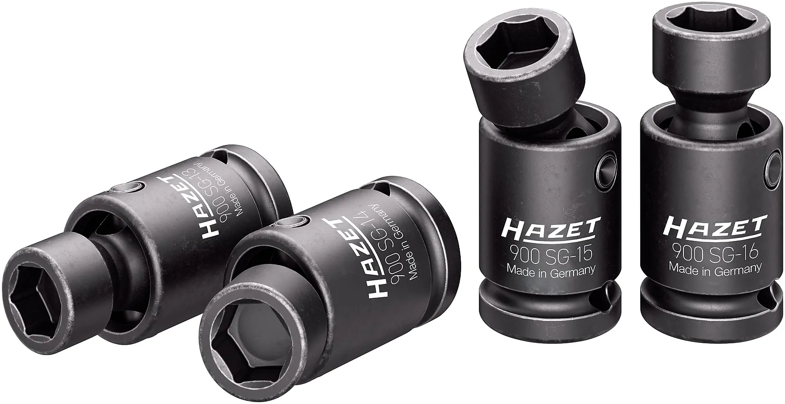 Súprava nástrčných hlavíc pre rázový a strojový uťahovák · kĺb HAZET 900SG-1316/4