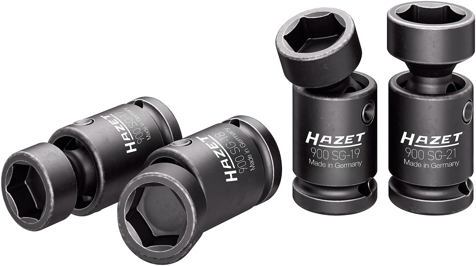 Súprava nástrčných hlavíc pre rázový a strojový uťahovák · kĺb HAZET 900SG-1721/4