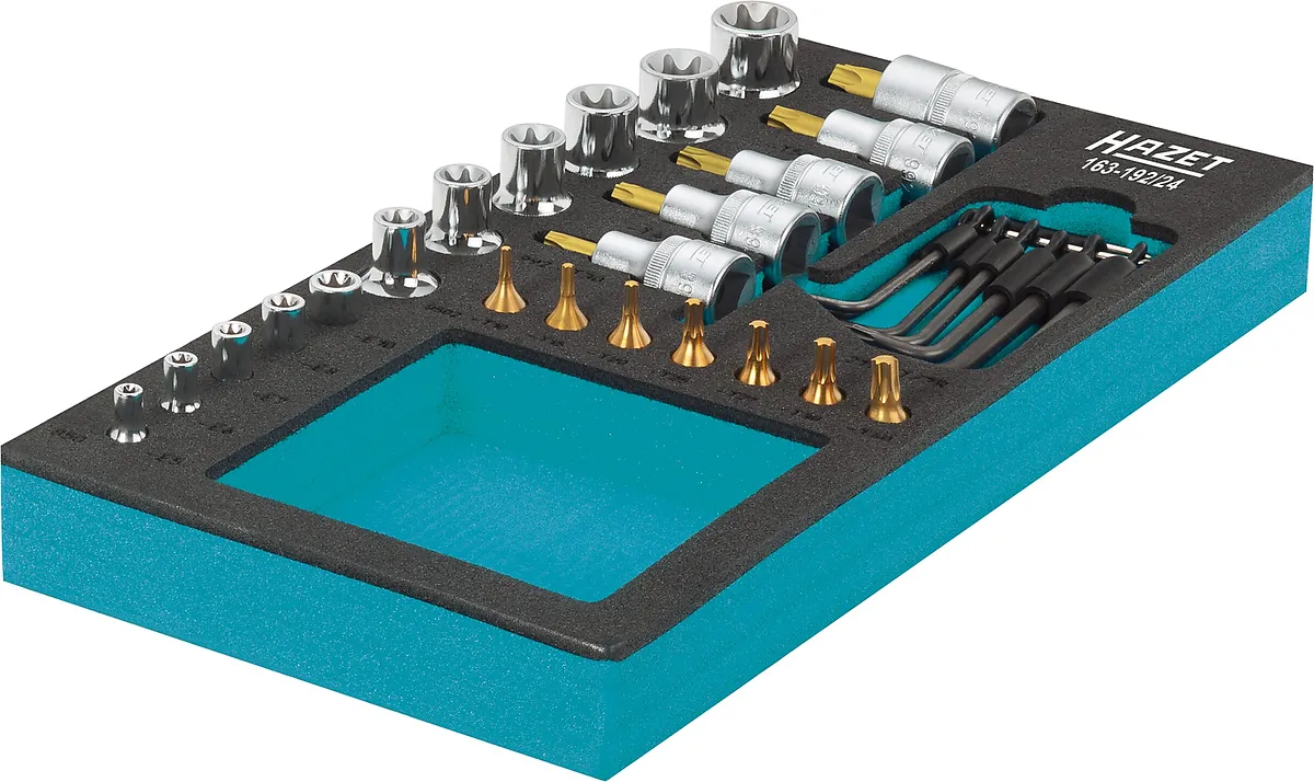 Súprava nástrčných hlavíc · TORX® HAZET 163-192/24