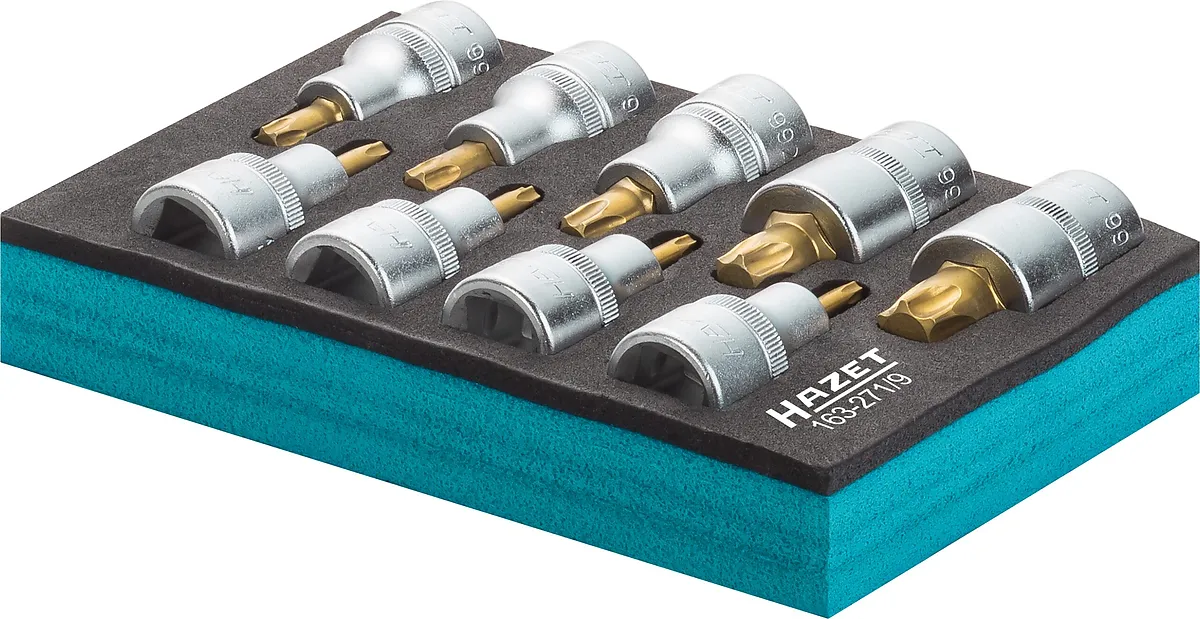 Súprava nástrčných hlavíc · TORX® HAZET 163-271/9