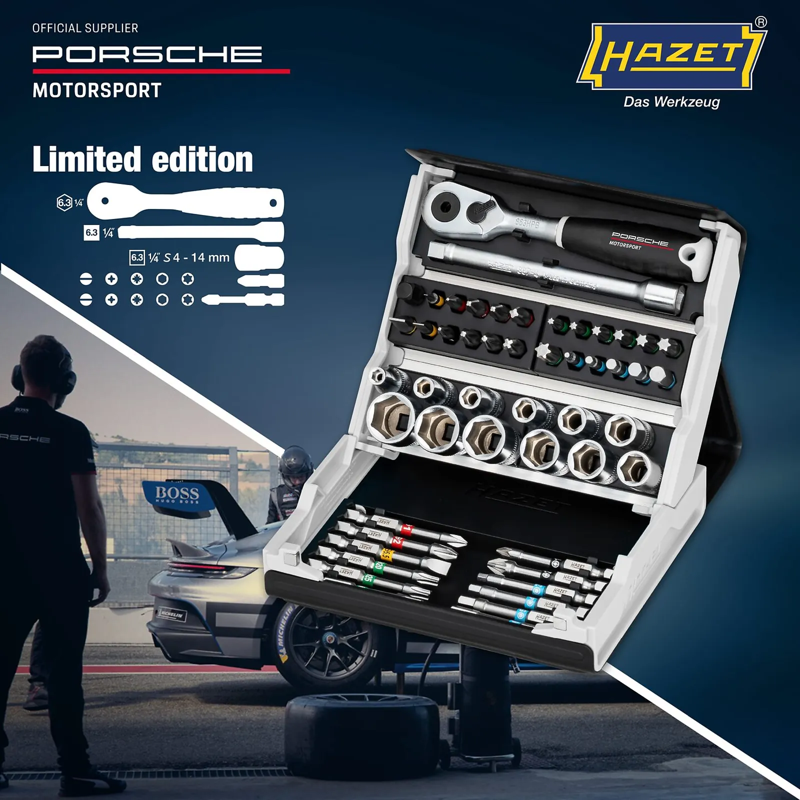 Súprava nástrčných kľúčov SmartCase HAZET 2200SC-2-PD