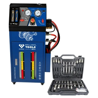 Preplachovacie zariadenie pre automatické prevodovky vrátane 35-dielnej súpravy adaptérov Brilliant Tools BT626050 