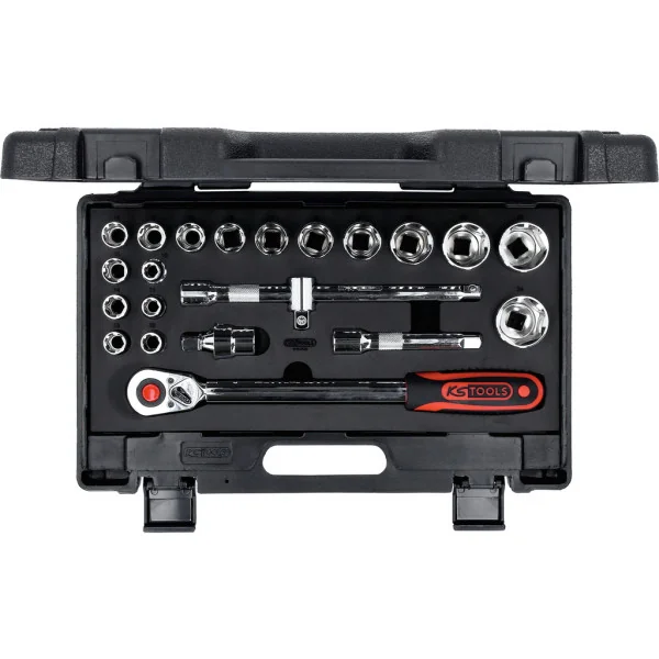 1/2" CHROMEplus súprava nástrčných kľúčov, 22-dielna KS Tools 918.0625