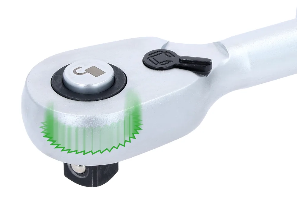 1/2" COMPETITION teleskopická račňa s prepínacou páčkou, 90 zubov KS Tools 512.0101
