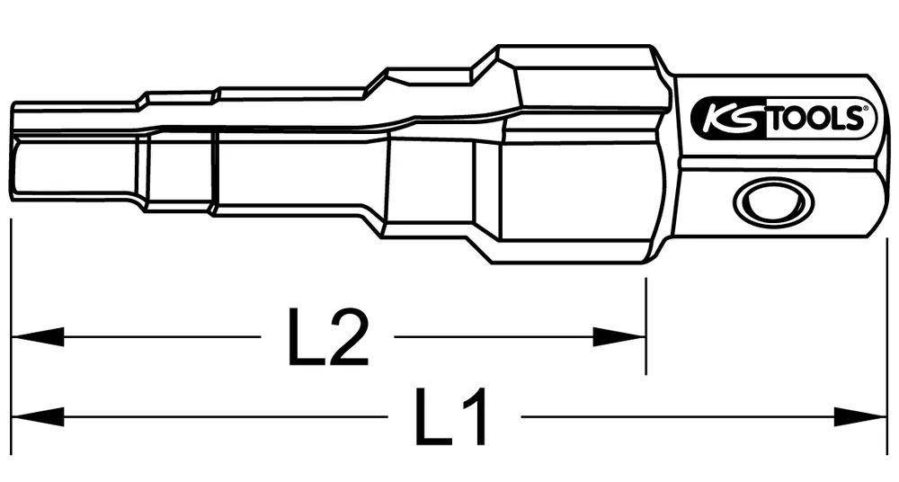 1/2" univerzálny stupňový kľúč, 5-stupňový, 10 - 21 mm KS Tools 130.2002
