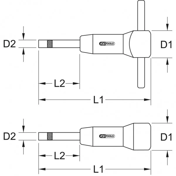 1/4" ESD momentový skrutkovač pevne nastavený, 5–60 cNm KS Tools 516.3915