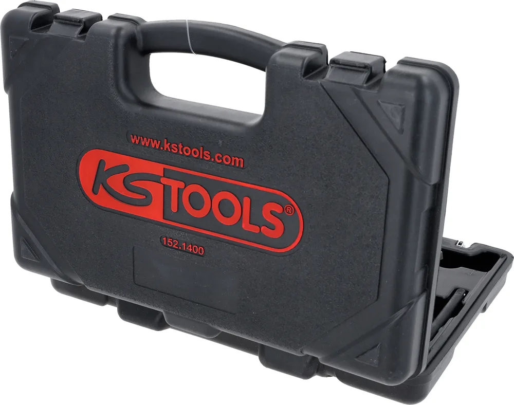 1/4" súprava pneumatických vibračných skrutkovačov pre zapaľovacie sviečky, 9-dielna KS Tools 152.1400