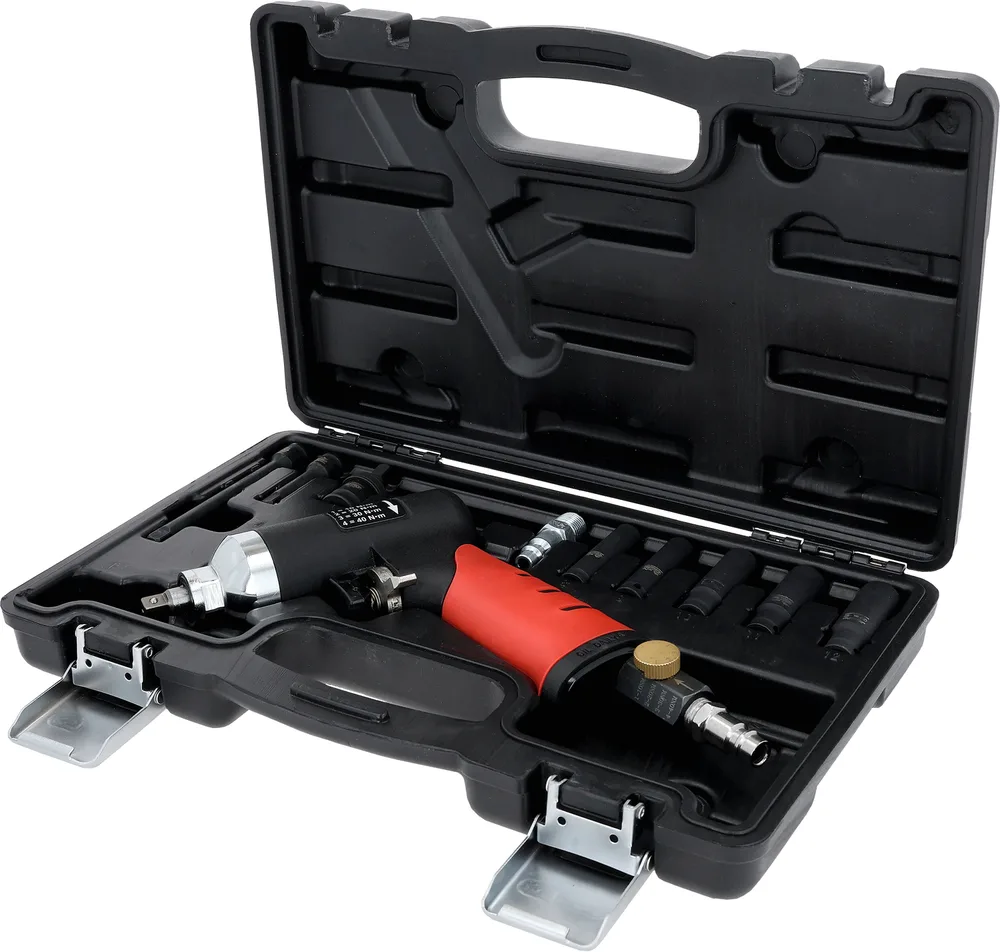 1/4" súprava pneumatických vibračných skrutkovačov pre zapaľovacie sviečky, 9-dielna KS Tools 152.1400