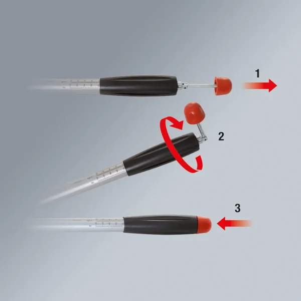 1" momentový kľúč s krátkym uvoľňovacím chodom, 500–2 000 Nm KS Tools 516.3555