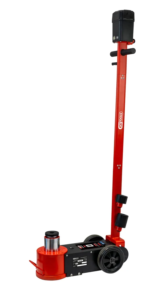 18 V akumulátorový zdvihák, 40 t/20 t (dlhý), s 18 V akumulátorom 4 Ah a rýchlou nabíjačkou KS Tools 160.0742F-A1
