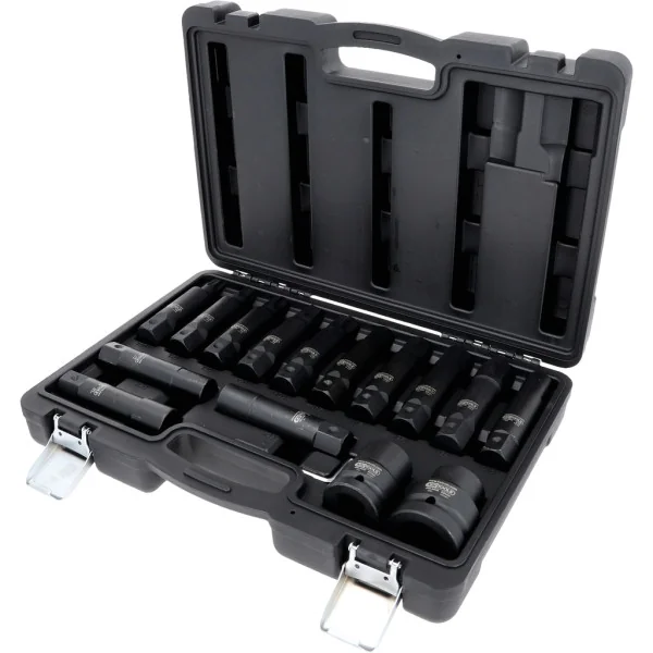 3/4" + 1" súprava silových výmenných nástrčných hlavíc a bitových nástrčných hlavíc, 16-dielna KS Tools 450.0420