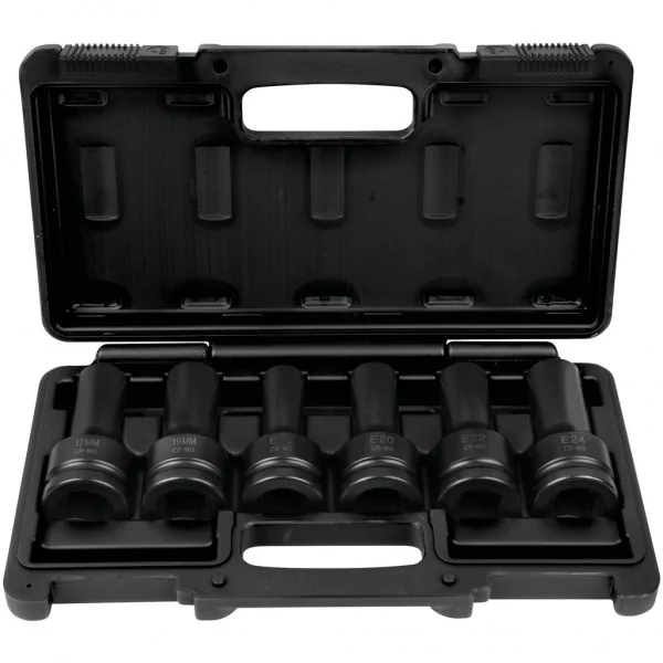 3/4" súprava silových nástrčných hlavíc, 6-dielna KS Tools 460.1505