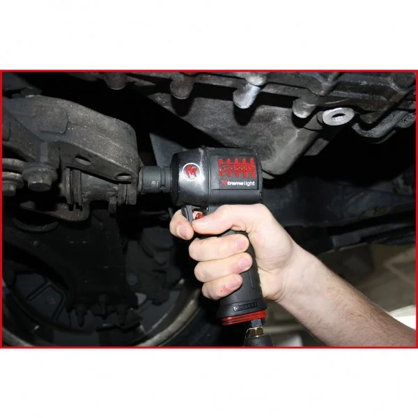 3/8" miniMONSTER Xtremelight vysokovýkonný pneumatický rázový uťahovák 1 390 Nm KS Tools 515.3855
