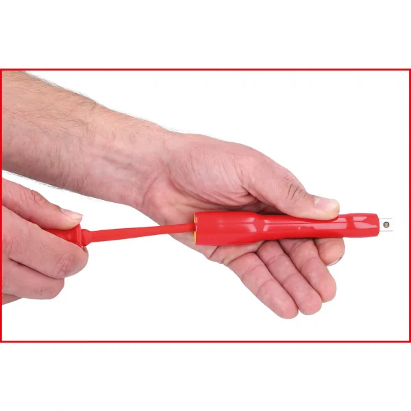3/8" predĺženie s ochrannou izoláciou a aretáciou skrutiek, 125 mm KS Tools 117.3823