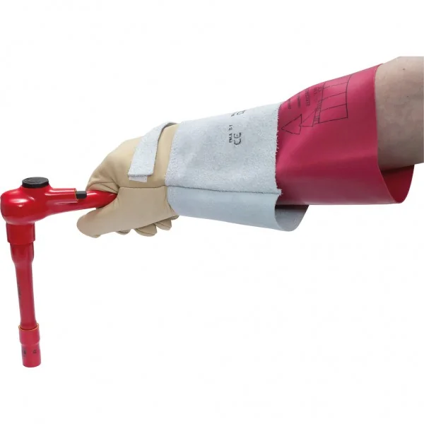 3/8" račňa s prepínacou páčkou s ochrannou izoláciou, 32 zubov KS Tools 117.3801