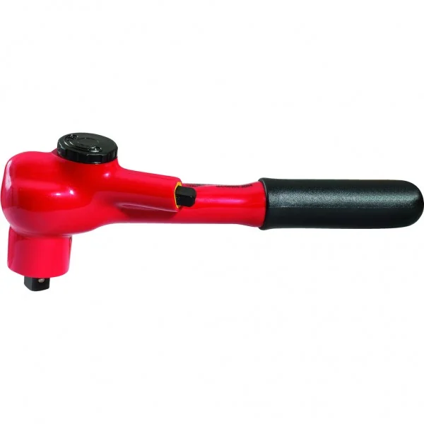 3/8" račňa s prepínacou páčkou s ochrannou izoláciou so zaisťovacou mechanikou, 32 zubov KS Tools 117.3800