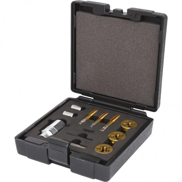 3/8" súprava na rezanie závitov pre matice a skrutky kolies, 11-dielna KS Tools 150.1420