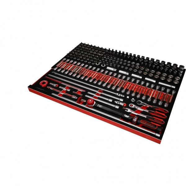 3/8" súprava nástrčných kľúčov v penovej vložke, 221-dielna KS Tools 821.0221