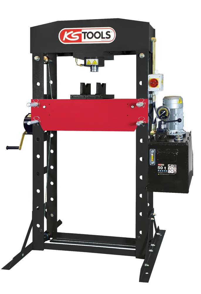 50-tonový motorizovaný hydraulický lis pre dielne KS Tools 160.0116