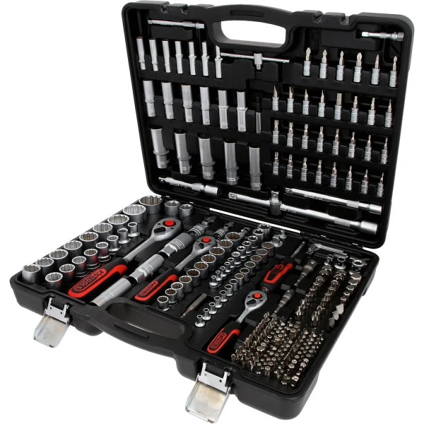 KS Tools 1/4"+3/8"+1/2" súprava nástrčkových kľúčov, 255-dielna 916.0255