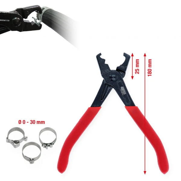KS Tools Kliešte na hadicové spoje pre samosvorné spony 115.0907